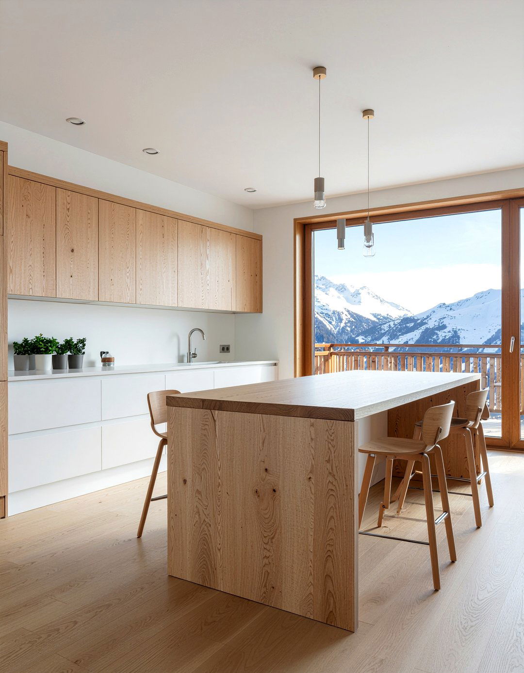 Minimalist Wood Design - 30 chalet kitchen ideas
