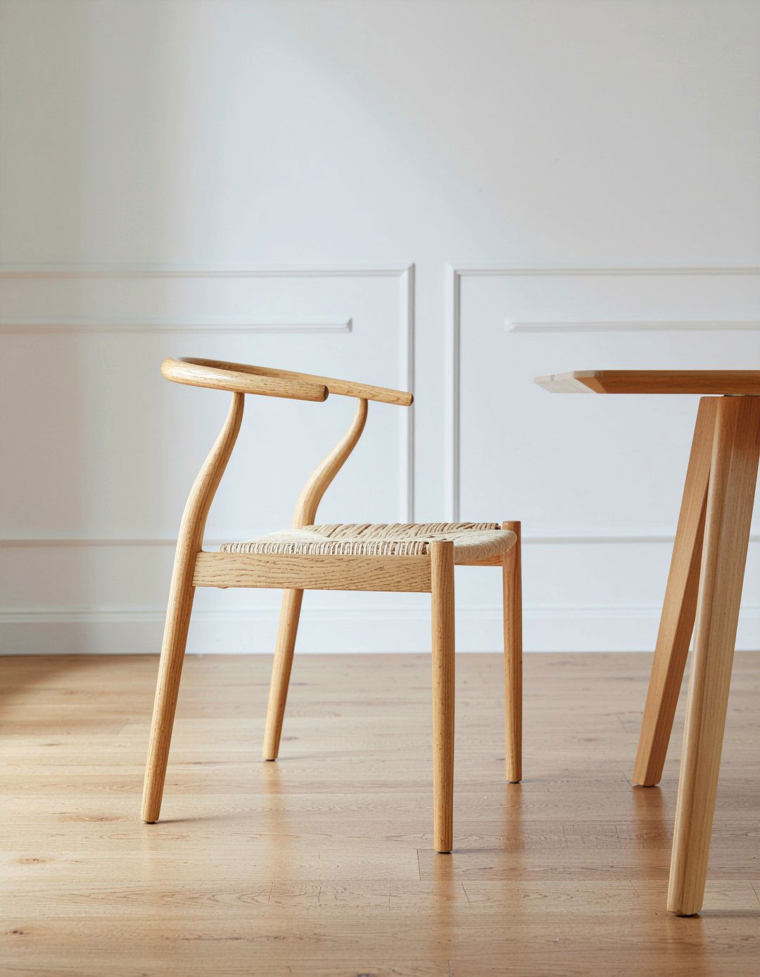 Minimalist Wood Host Chair - 30 host dining chair ideas