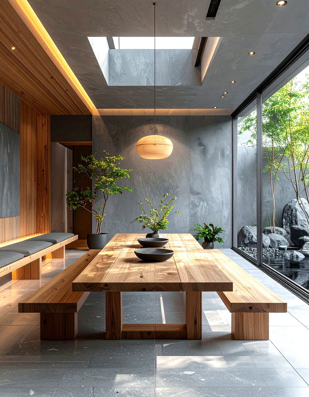 Minimalist Zen Dining Room - 30 Los Angeles dining room ideas