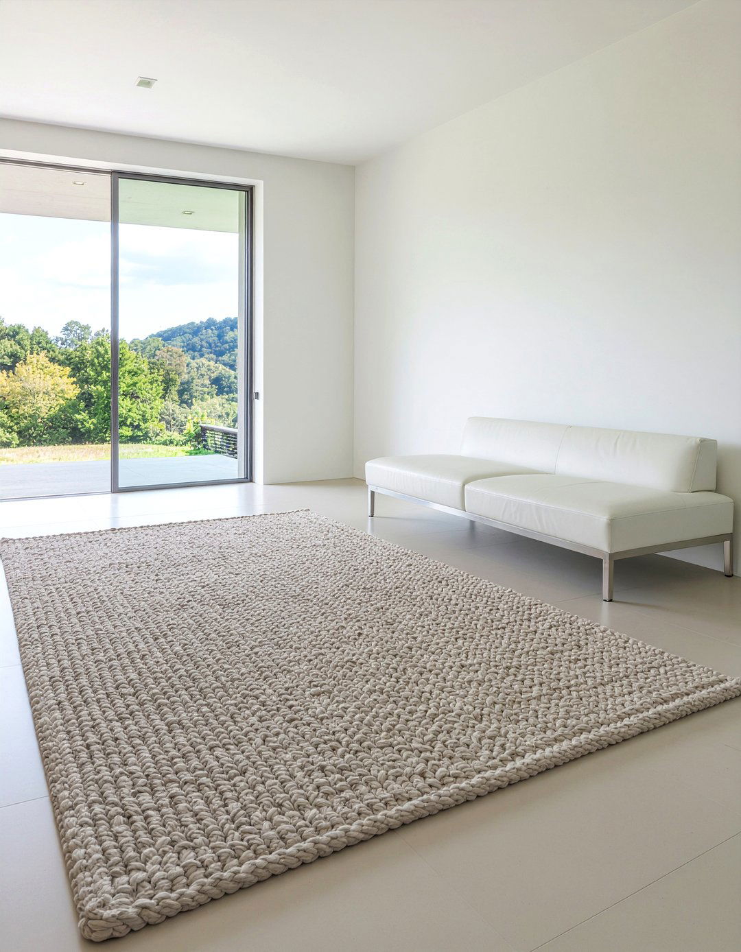 Minimalist area rug - 30 living room rugs