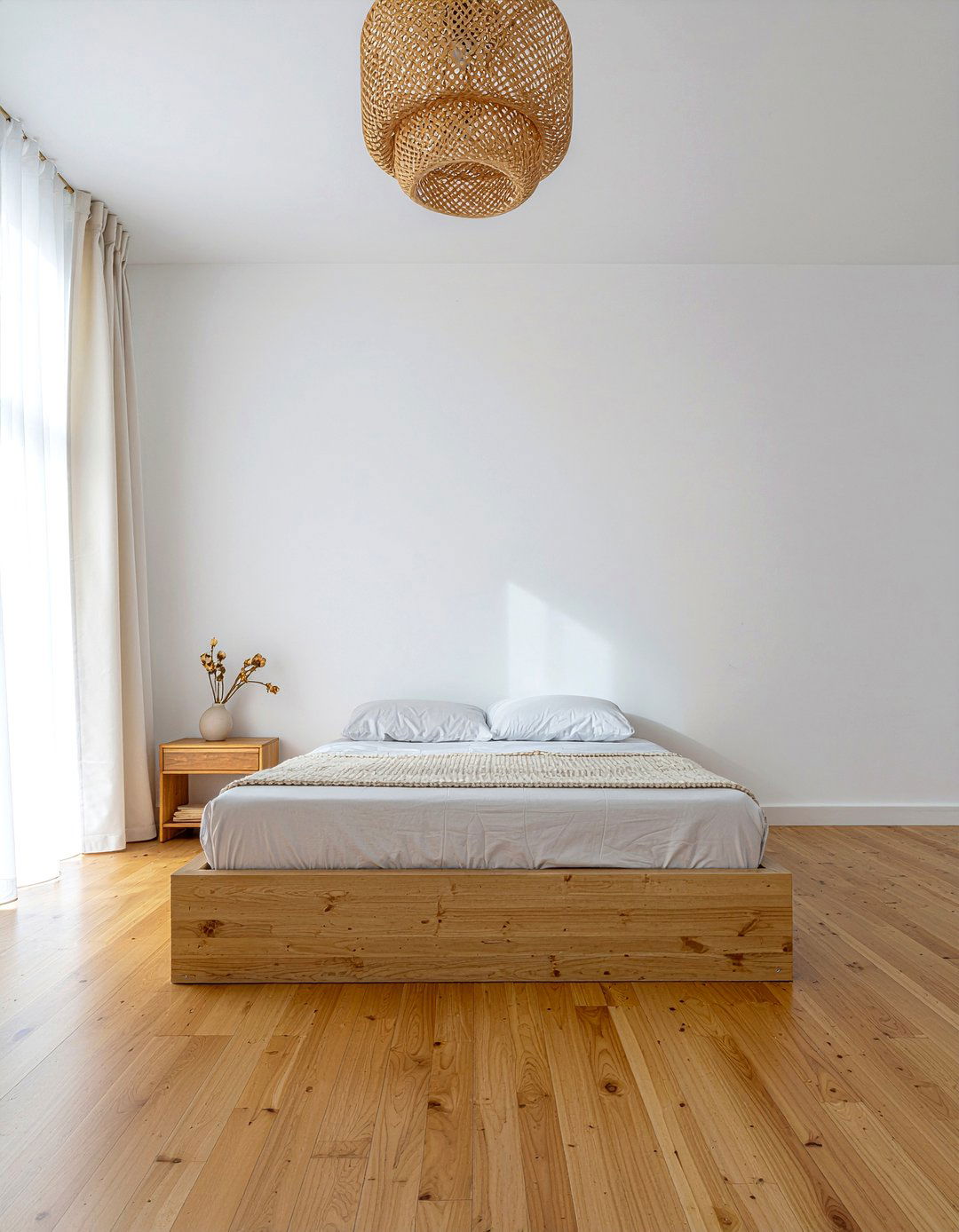 Minimalist bamboo flooring - 30 bedroom bamboo flooring ideas