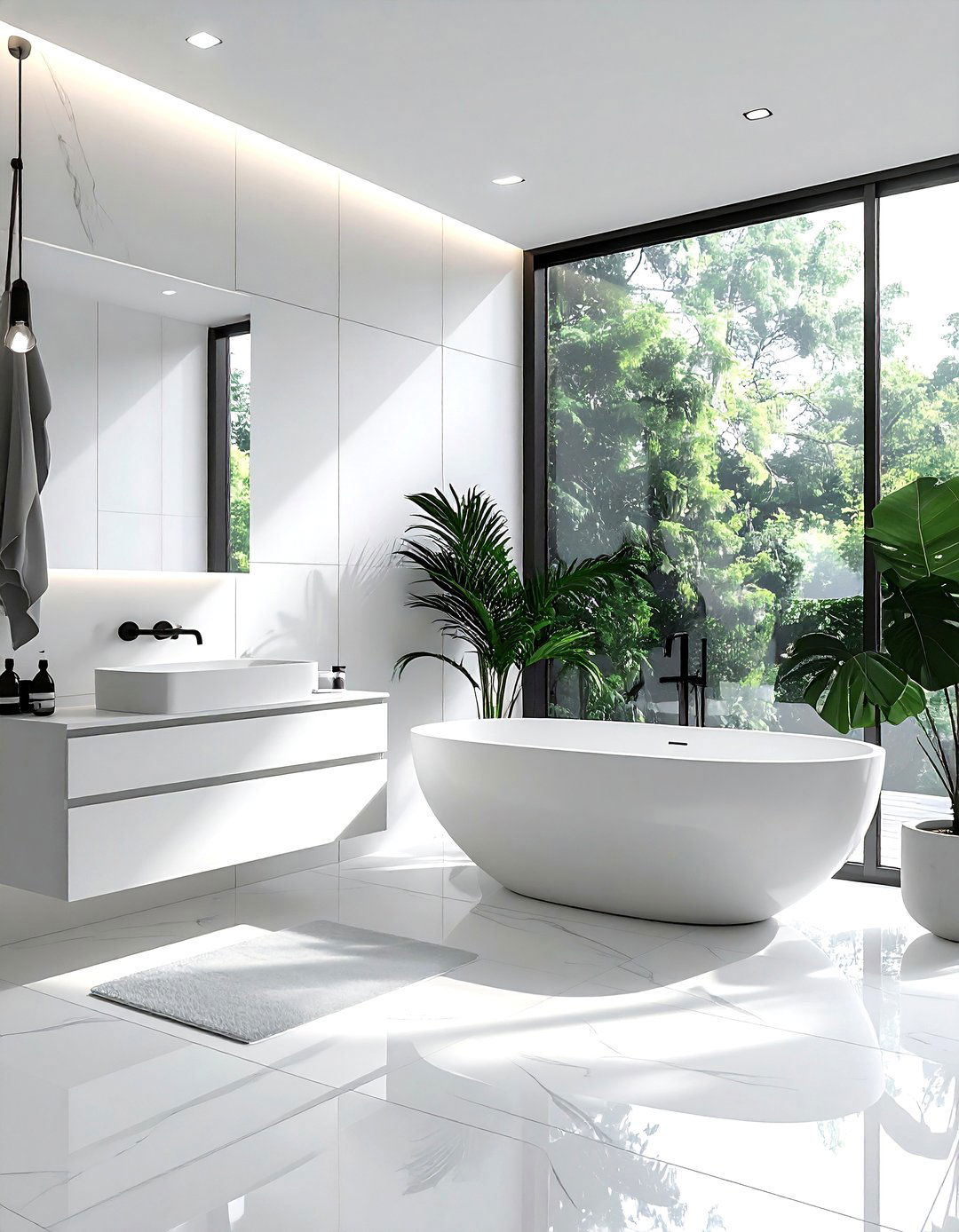 Minimalist bathroom - 30 unique decor ideas