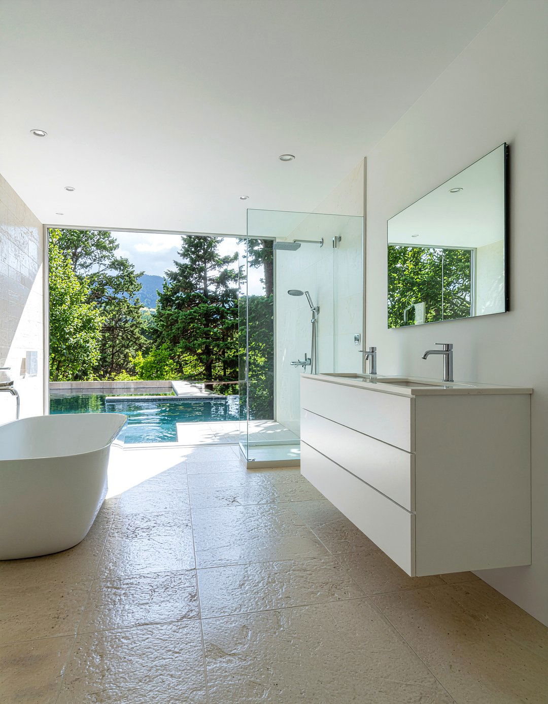 Minimalist bathroom aesthetic - 30 bathroom total transformation ideas