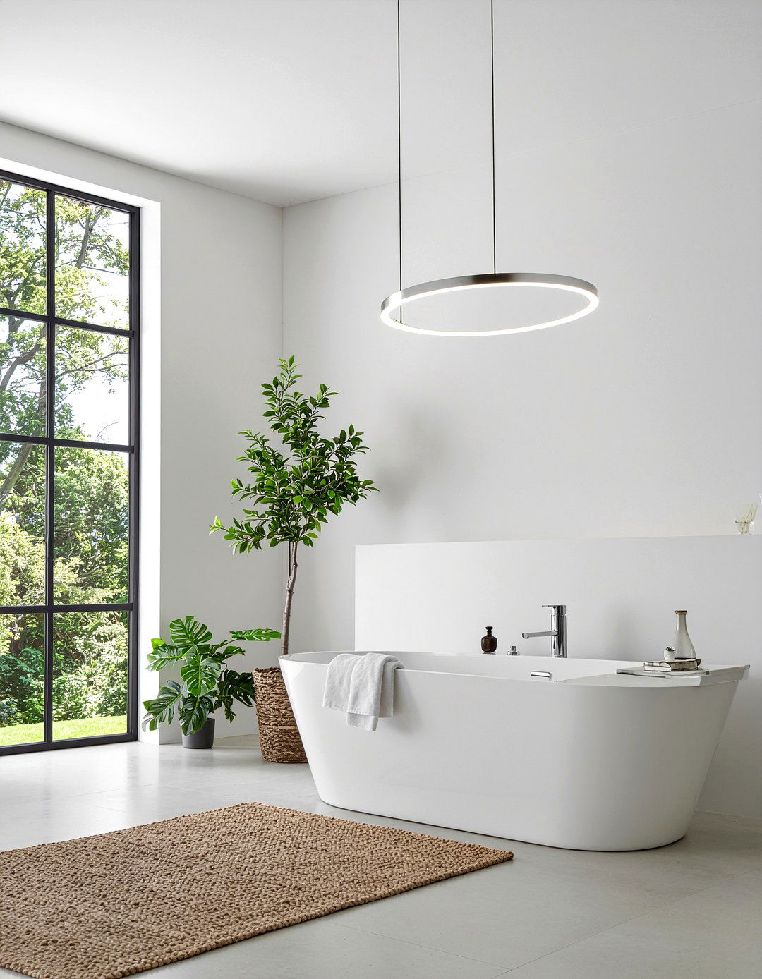 Minimalist bathroom chandelier - 30 bathroom chandelier ideas