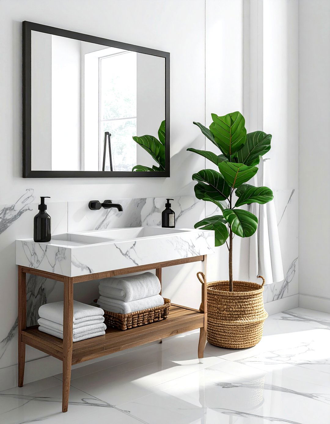 Minimalist bathroom decor - 30 home styling tips