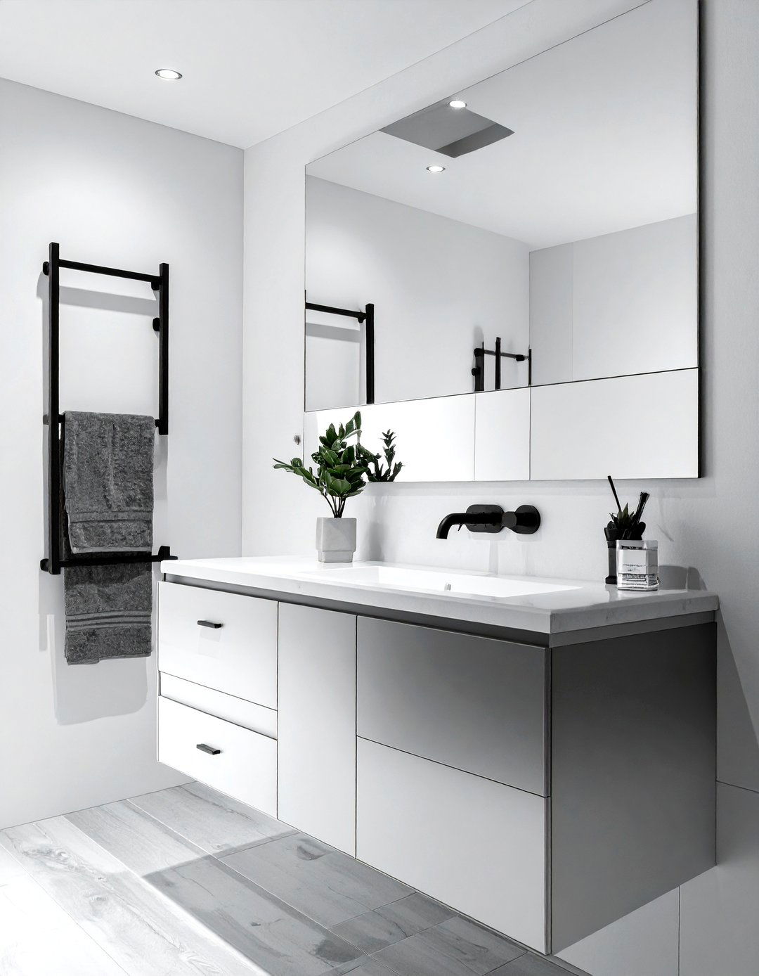 Minimalist bathroom hardware - 30 zen bathroom ideas