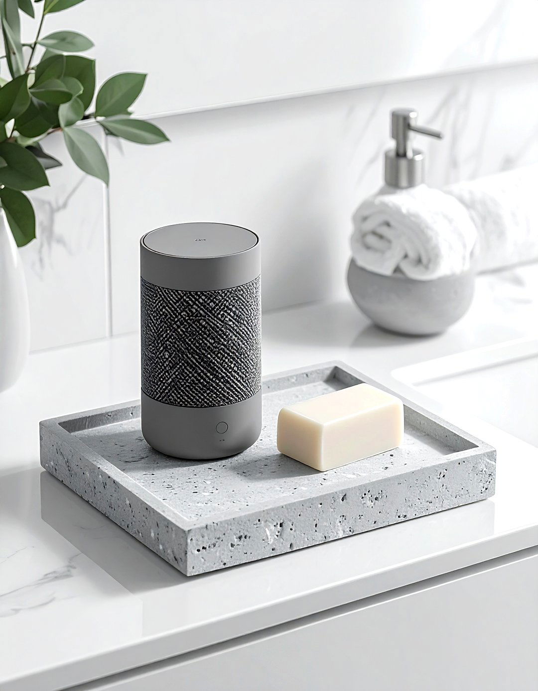 Minimalist bathroom speaker - 30 waterproof speaker bathroom ideas