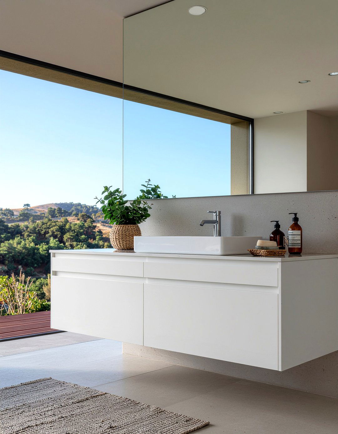 Minimalist bathroom vanity - 30 incredible bathroom ideas