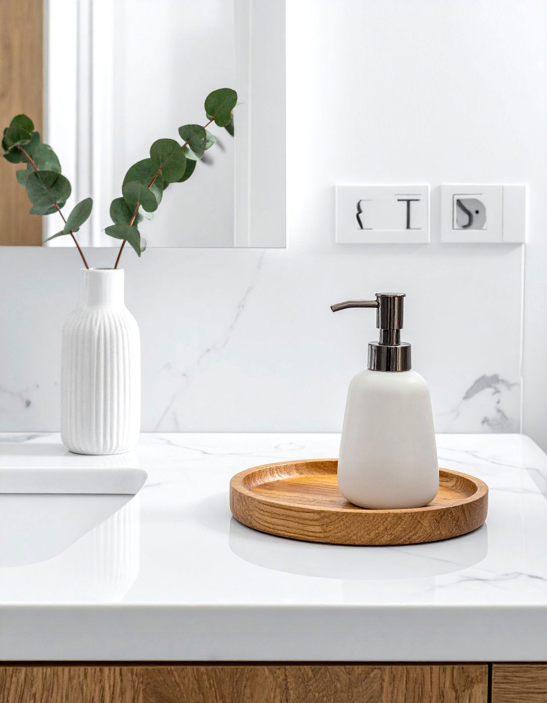 Minimalist bathroom vanity decor - 30 new construction decor ideas