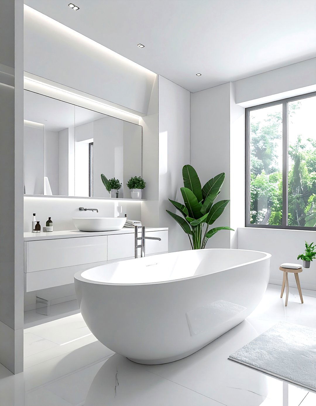 Minimalist bathtub - 30 bathtub ideas