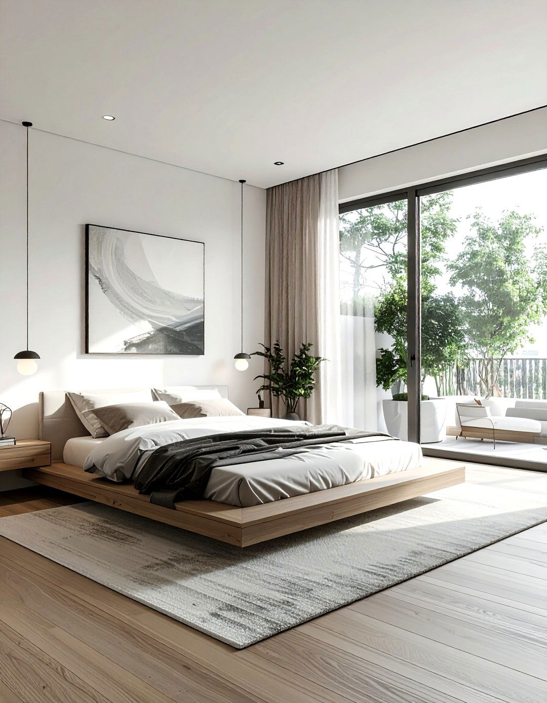 Minimalist bedroom - 30 bright bedroom ideas