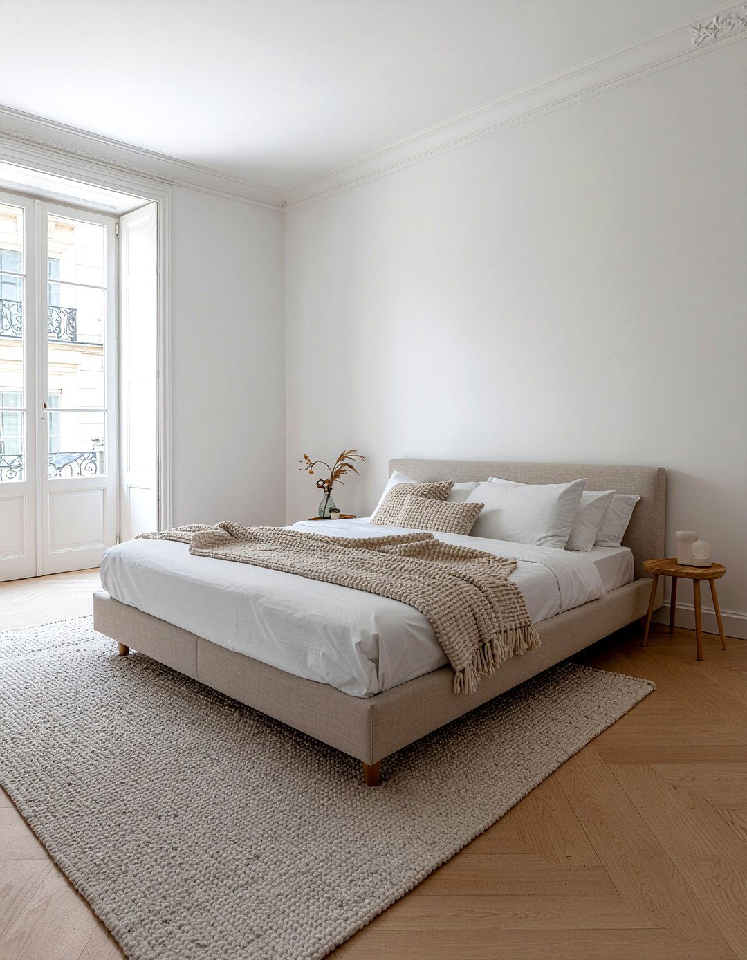 Minimalist bedroom decor - 30 Parisian bedroom ideas