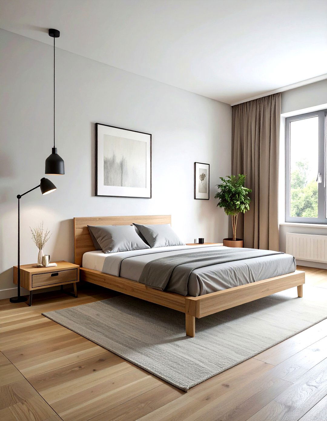 Minimalist bedroom furniture - 30 calming decor ideas