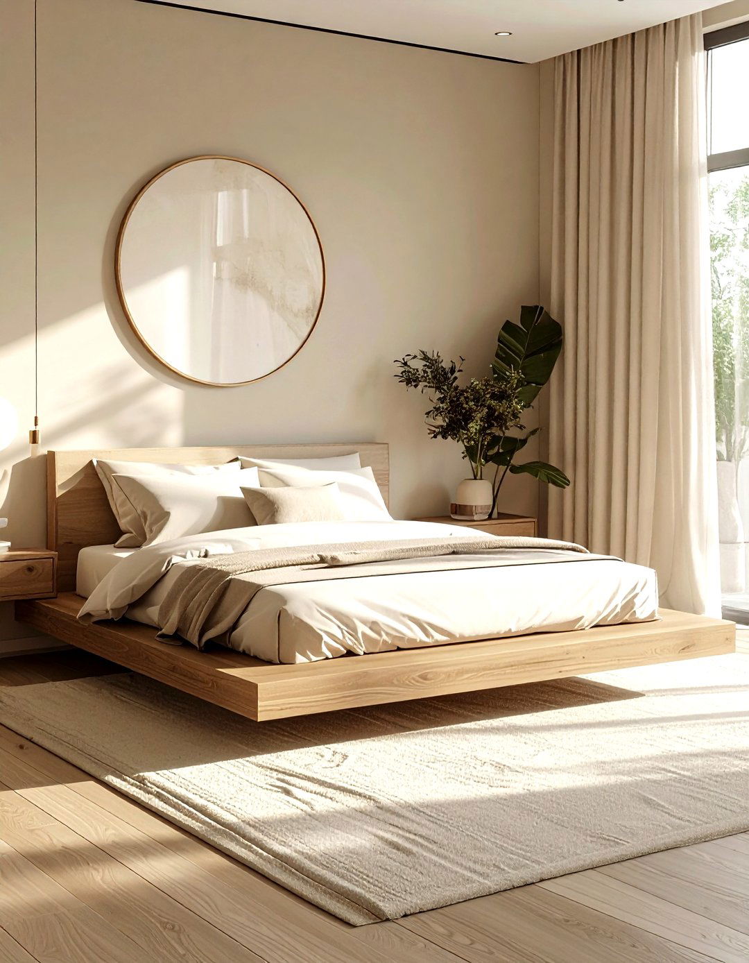 Minimalist beige bedroom - 30 modern beige bedroom ideas