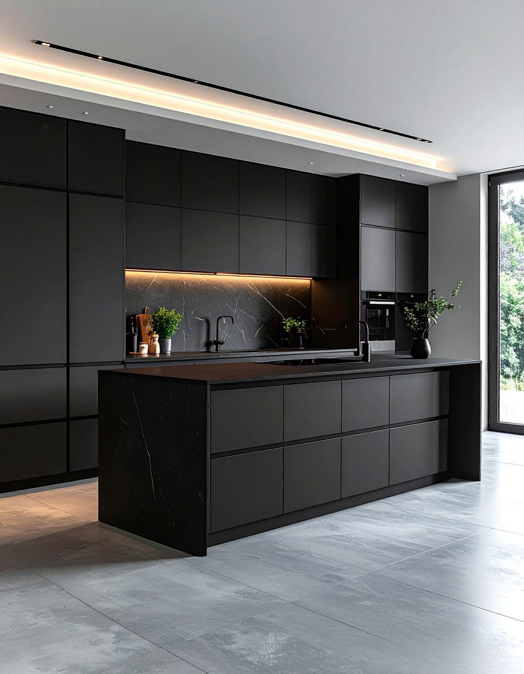 Minimalist black kitchen cabinets - 30 black kitchen cabinet ideas