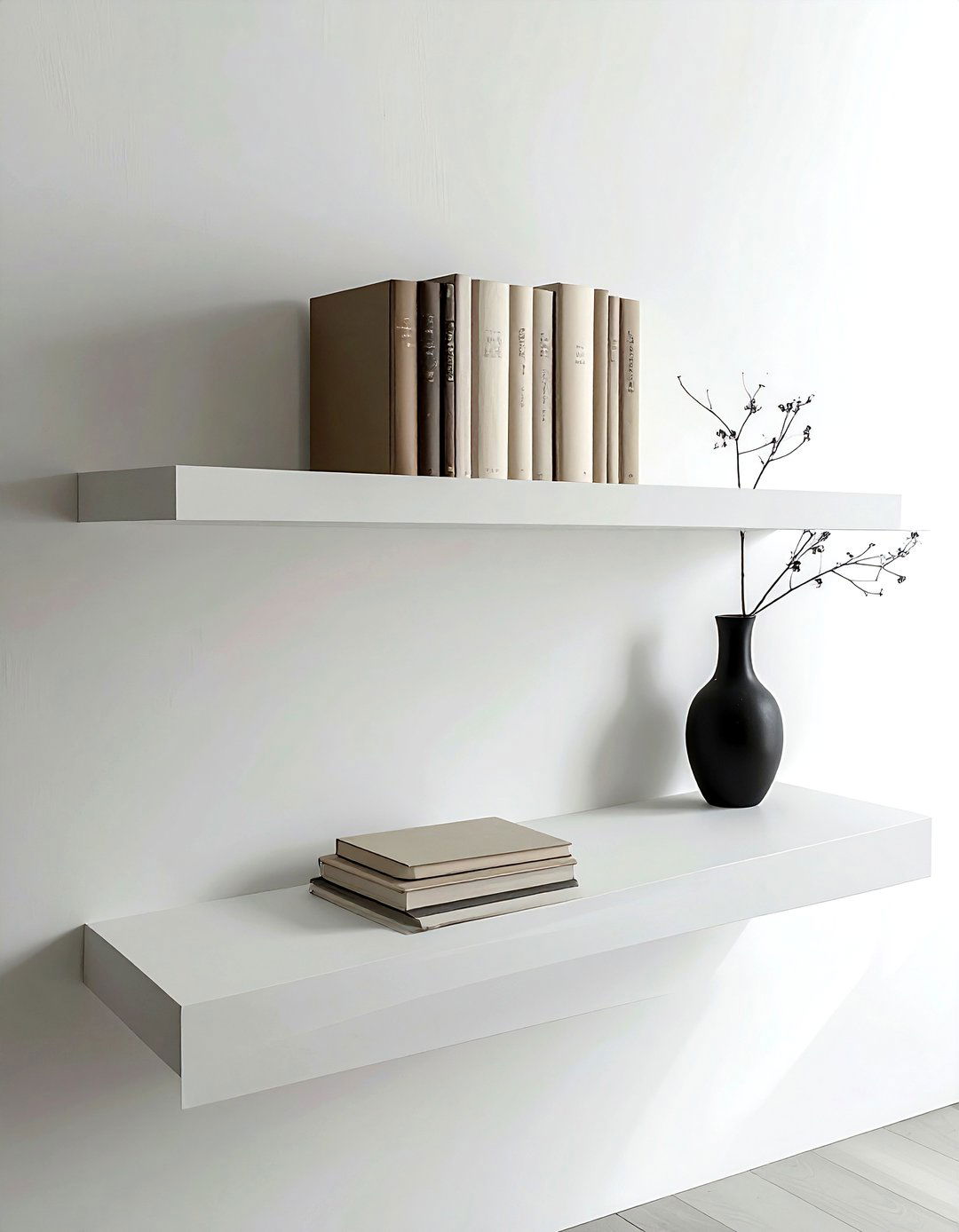Minimalist book shelf - 30 book styling ideas