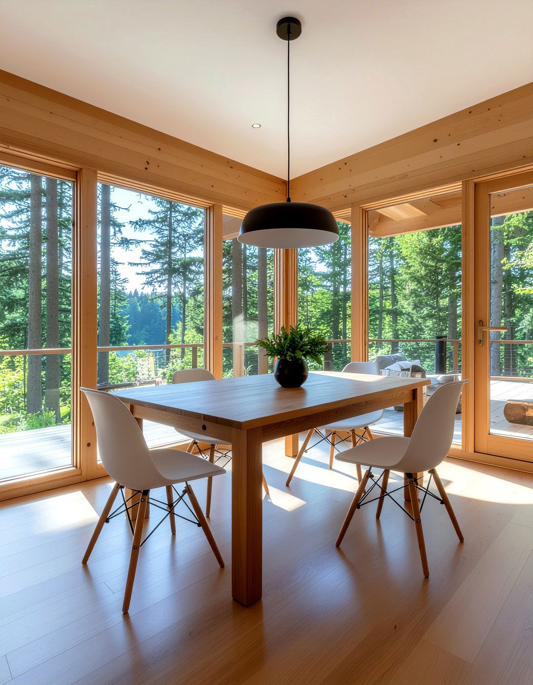 Minimalist cabin dining room - 30 cabin dining room ideas