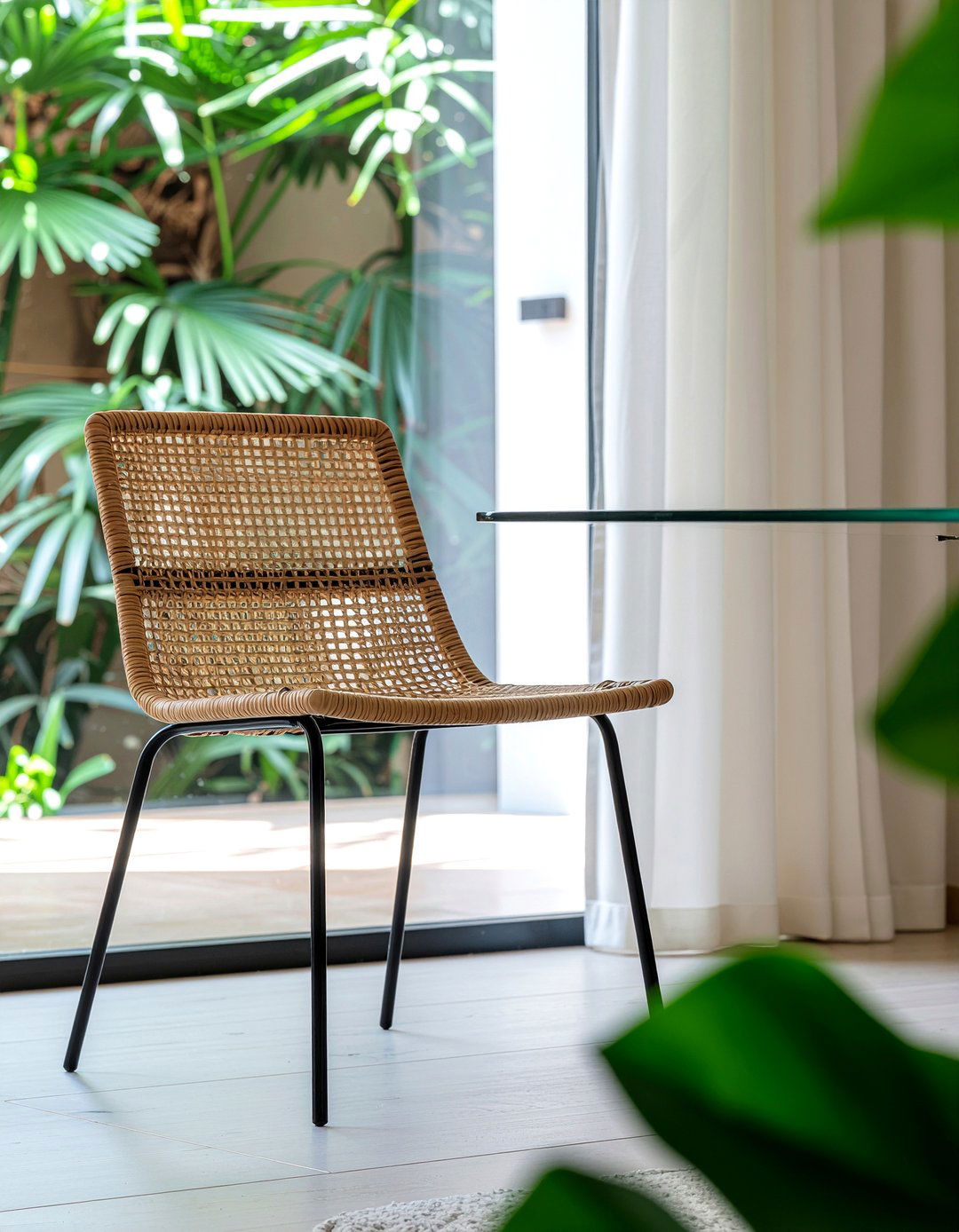 Minimalist cane chair - 30 cane dining chair ideas