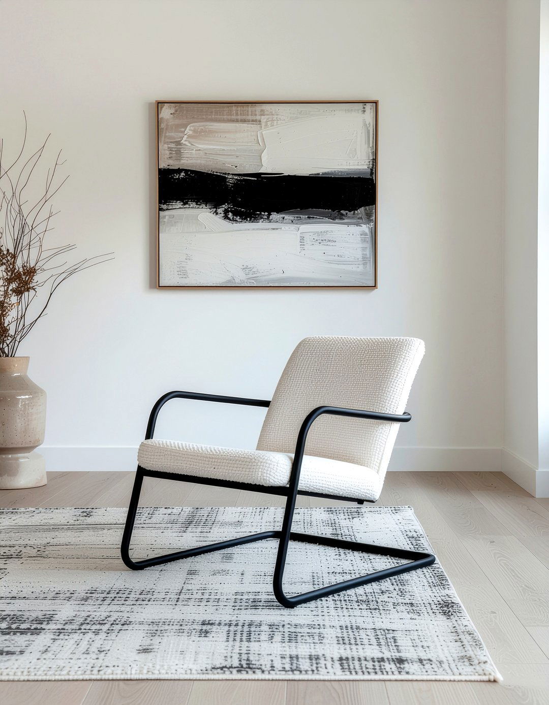 Minimalist chair - 30 living room accent chair ideas