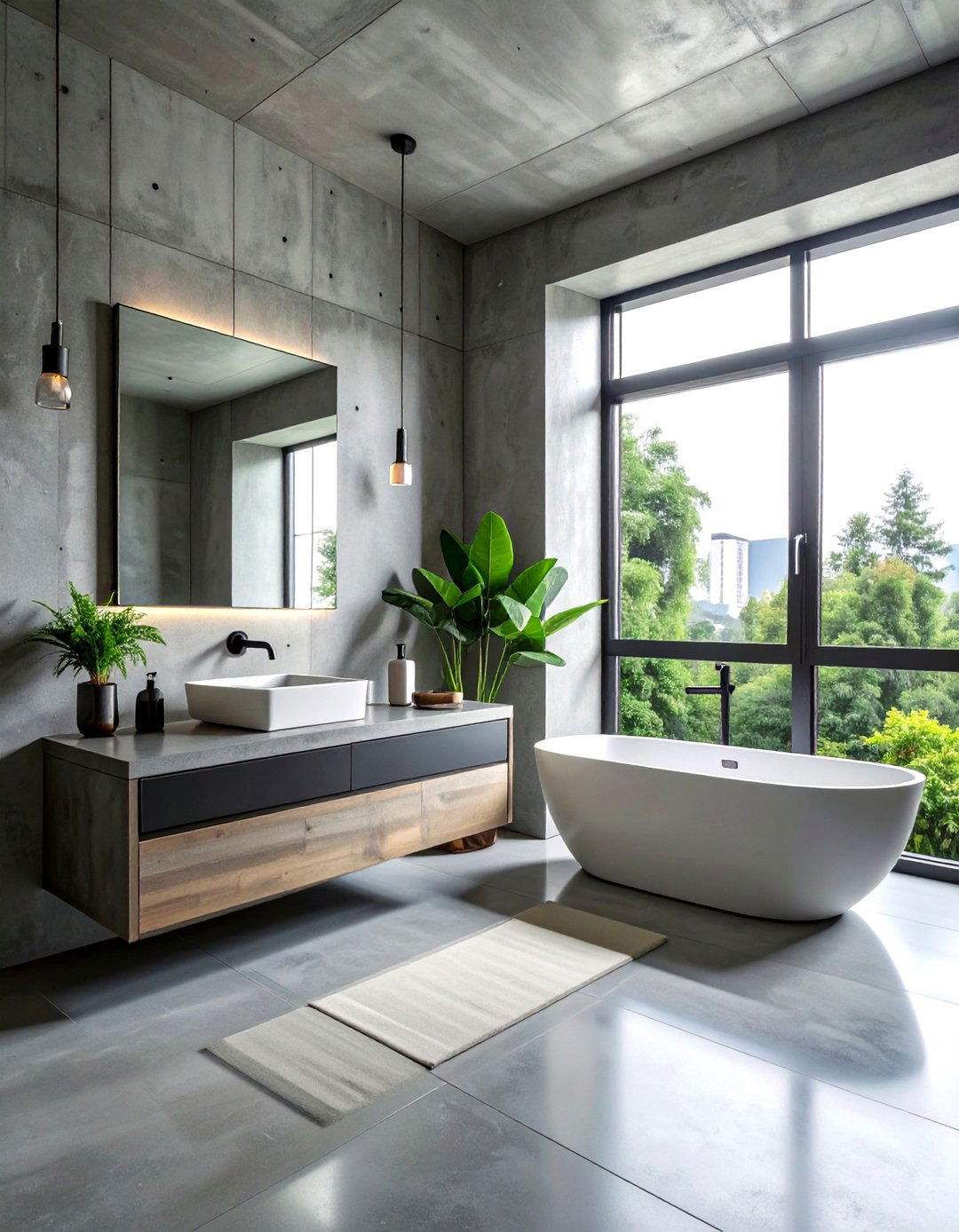 Minimalist concrete bathroom - 30 showstopper bathroom ideas