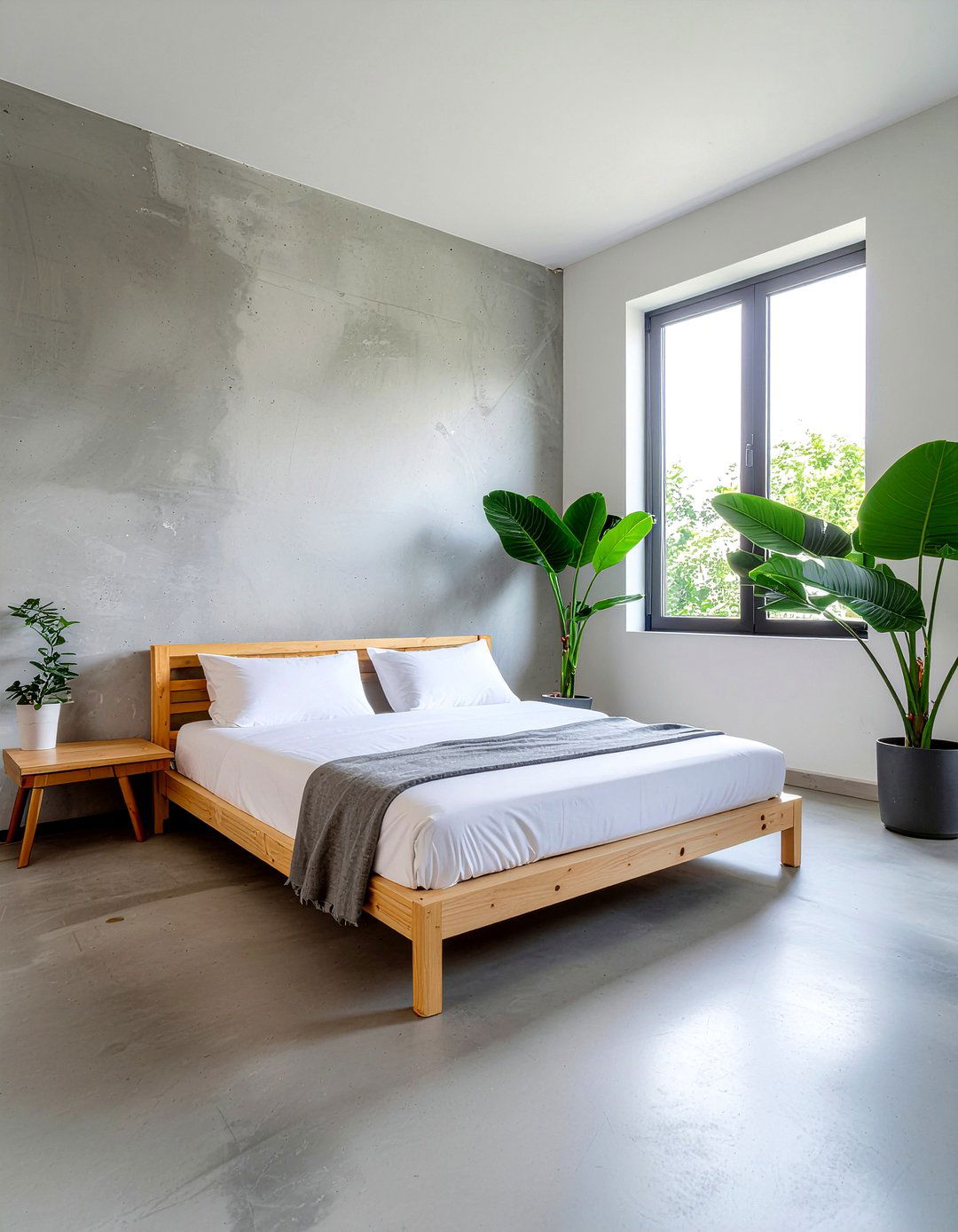 Minimalist concrete bedroom - 30 concrete bedroom ideas
