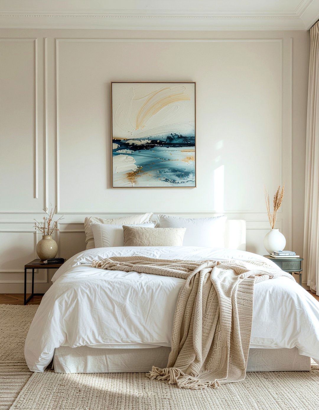 Minimalist cream bedroom - 30 cream bedroom ideas