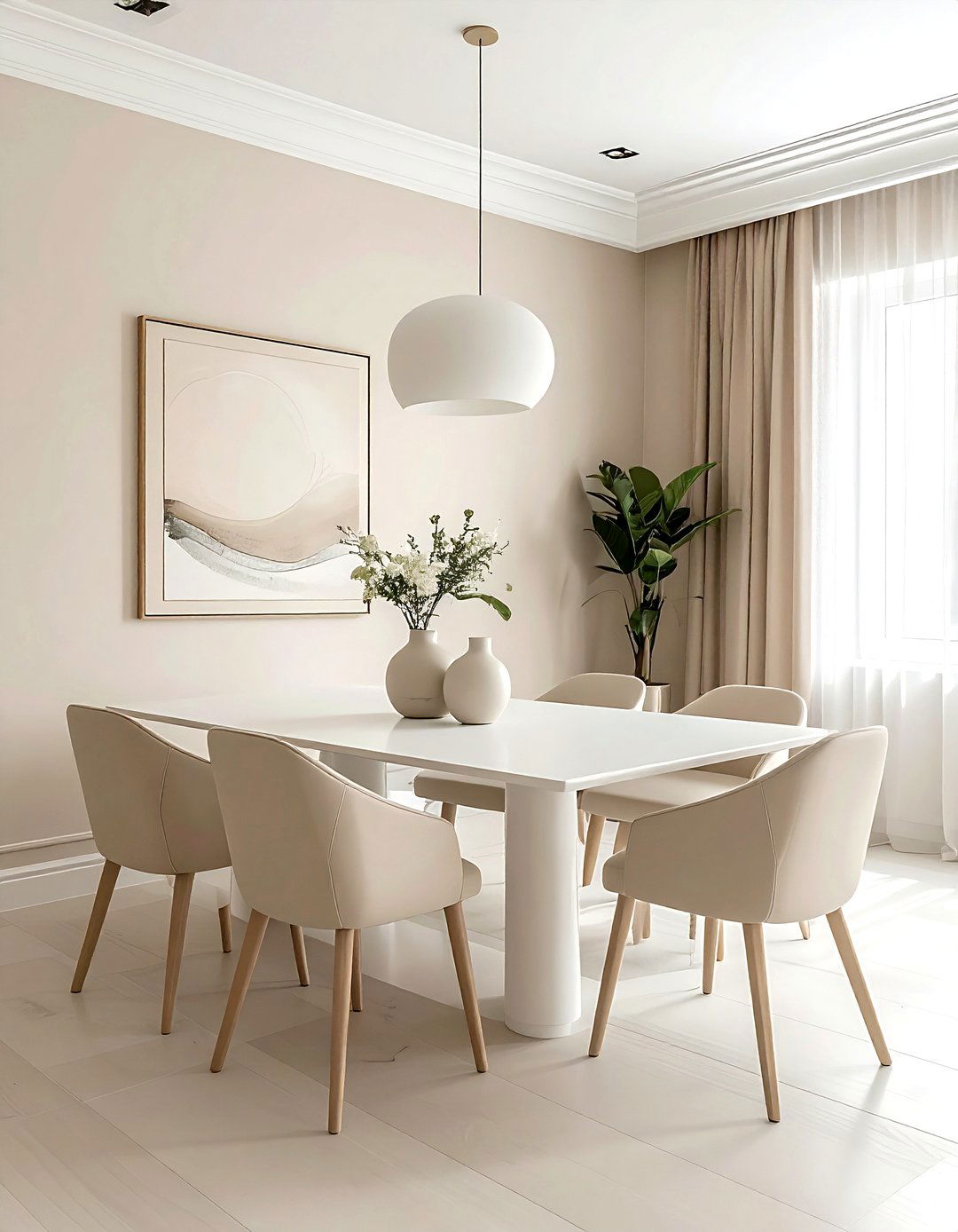 30 Cream Dining Room Design Ideas for a Modern Neutral Home