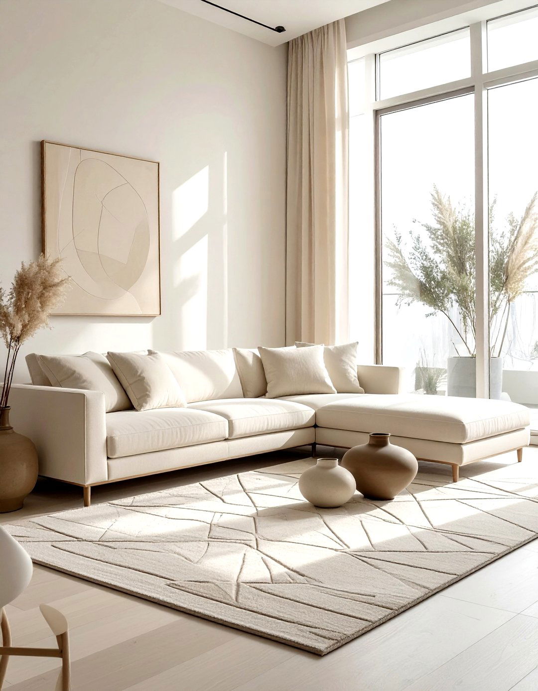 Minimalist cream living room - 30 modern cream living room ideas