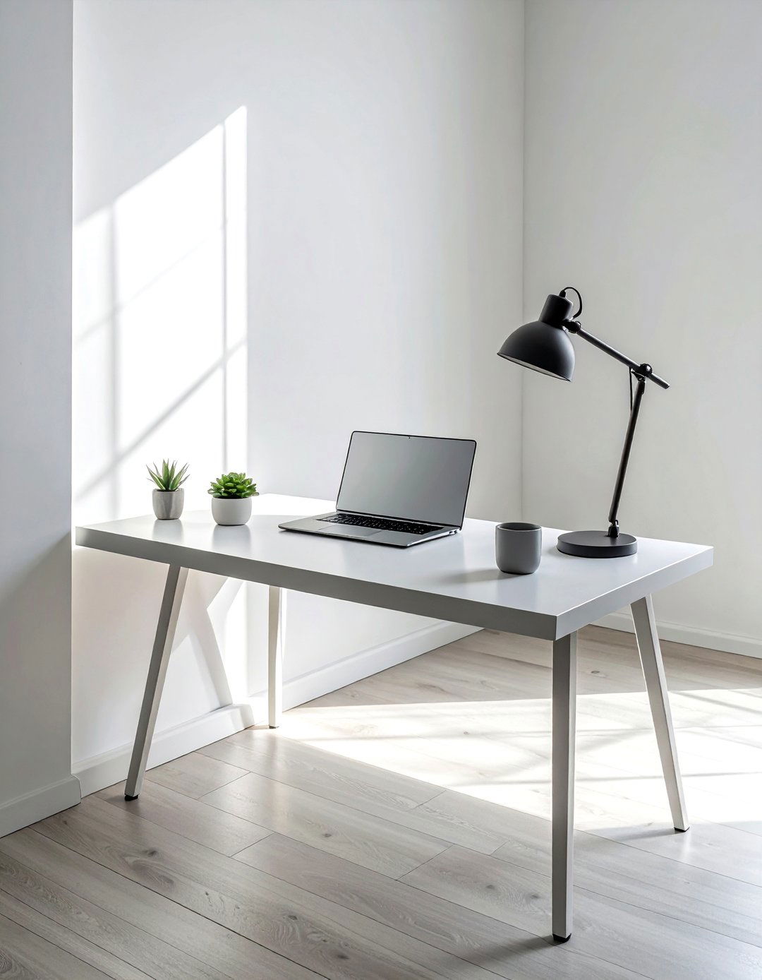 Minimalist desk setup - 30 home office decor ideas