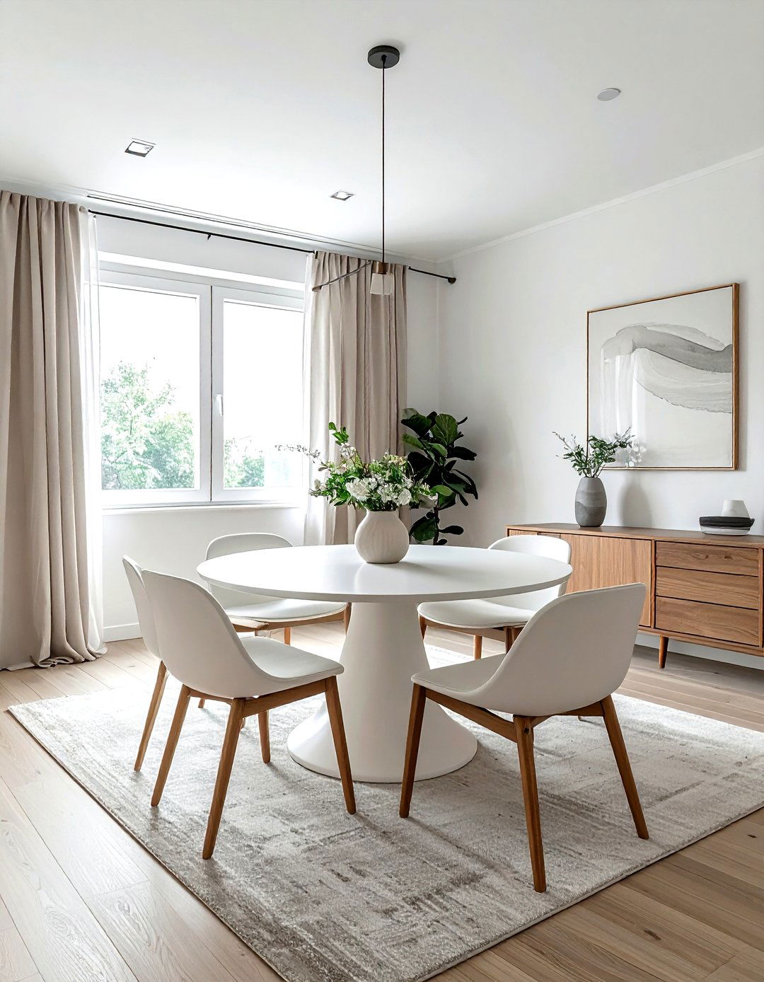 Minimalist dining room - 30 mid-century modern dining room ideas