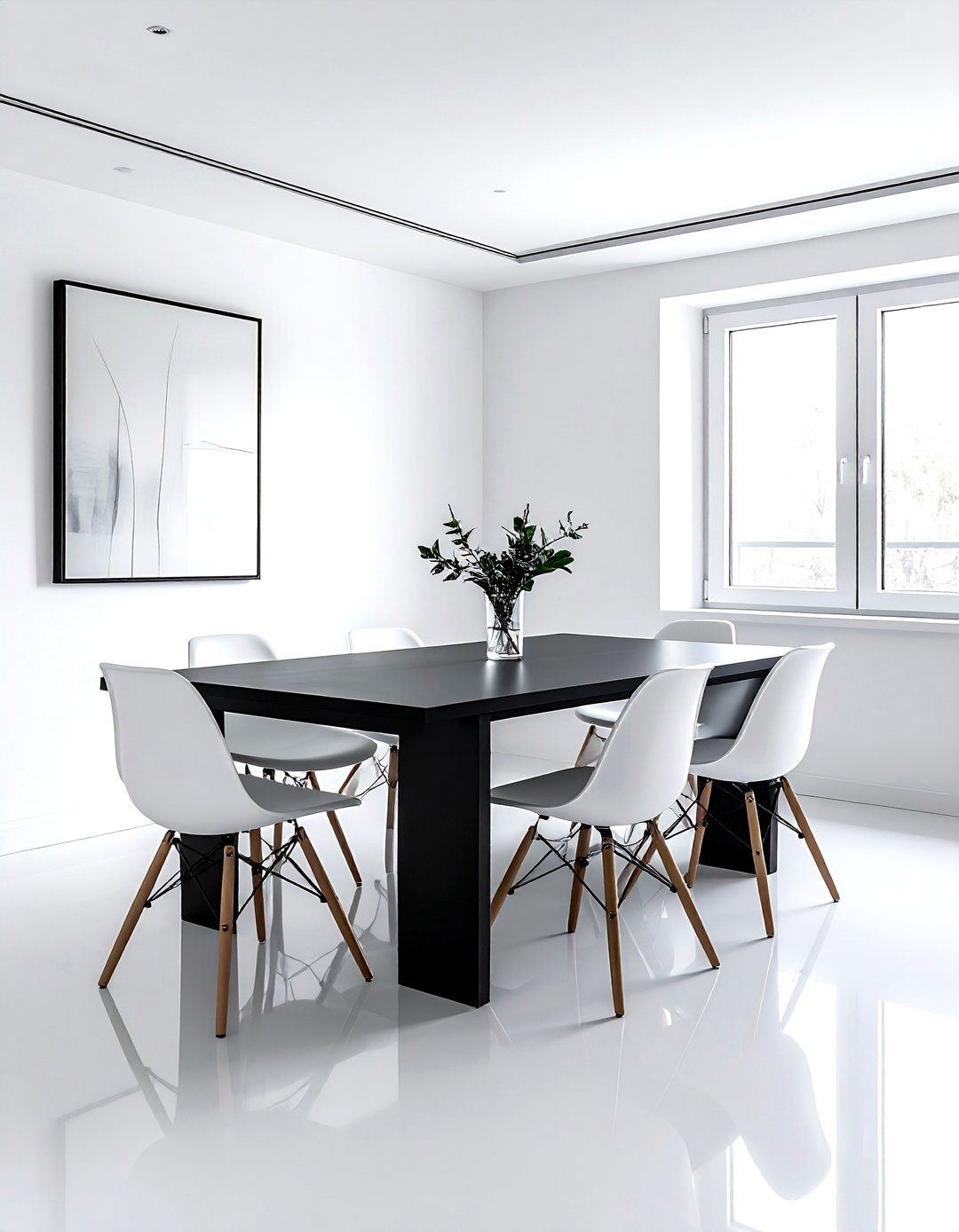 Minimalist dining room - 30 weekend dining room project ideas