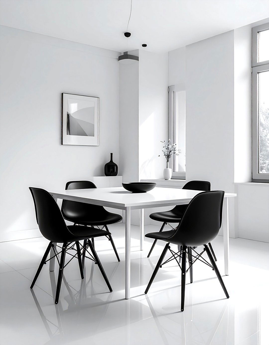 Minimalist dining room layout - 30 dining room enhancement ideas