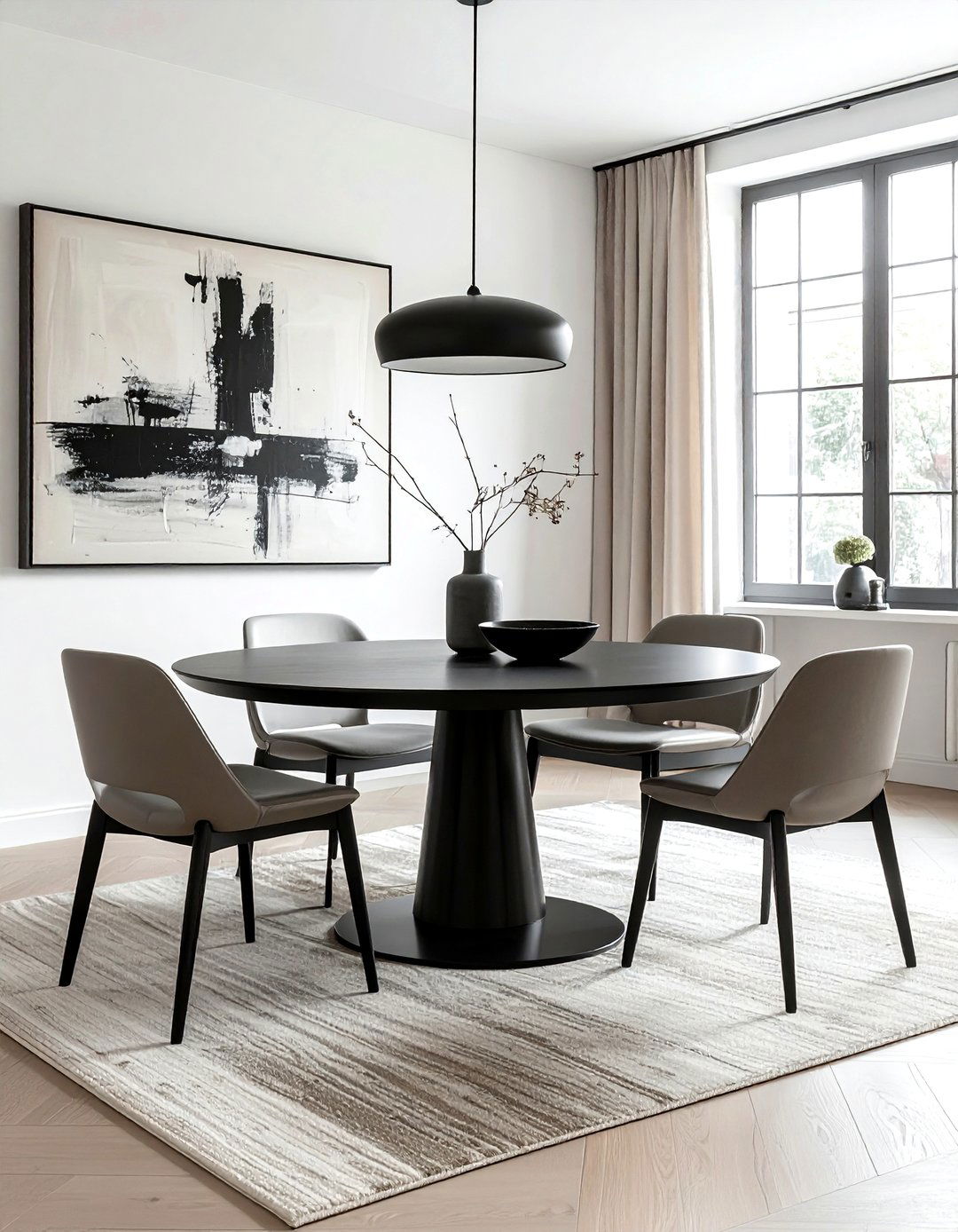 Minimalist dining room layout - 30 organized dining room ideas