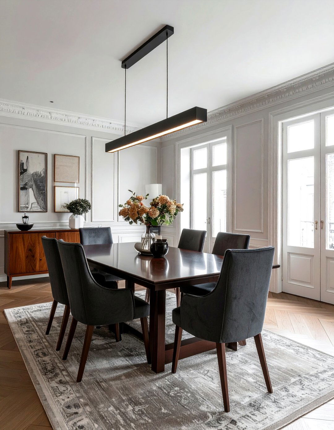 Minimalist dining room lighting - 30 updated traditional dining room ideas