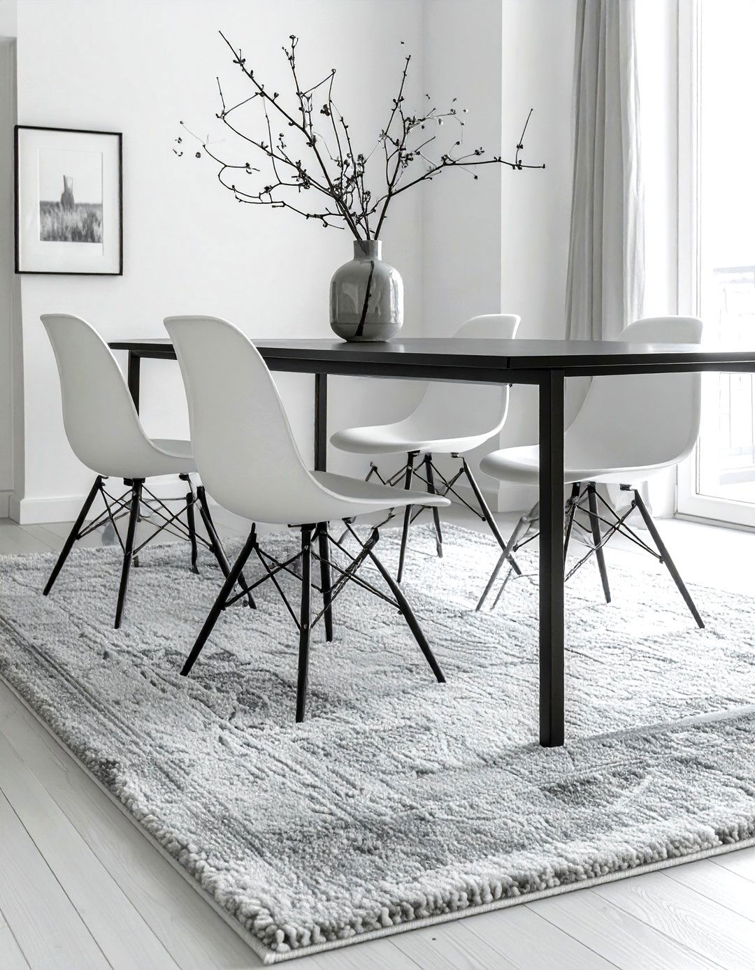 Minimalist dining room vintage rug - 30 vintage rug dining room ideas