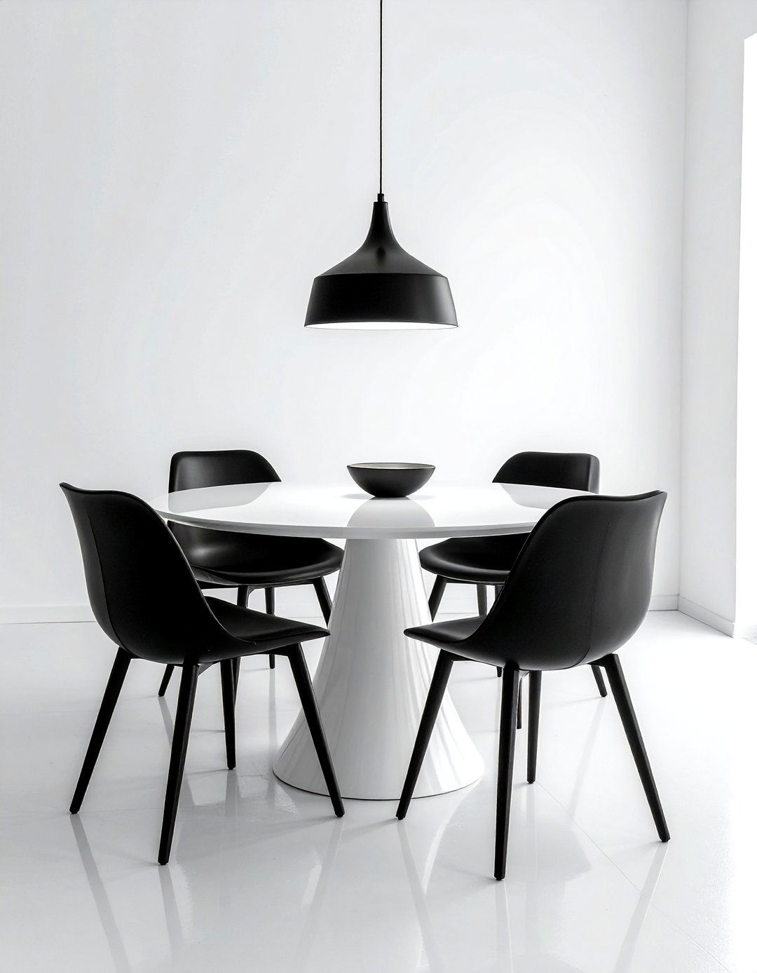 Minimalist dining space - 30 villa dining room ideas
