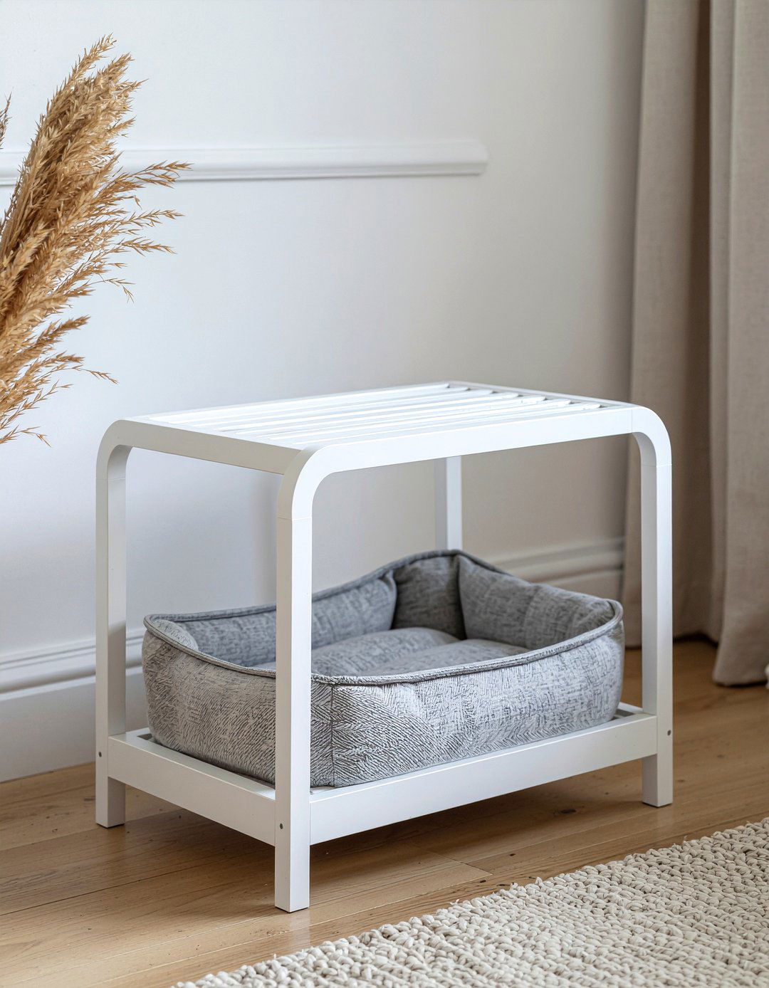 Minimalist dog crate - 30 dog bedroom ideas