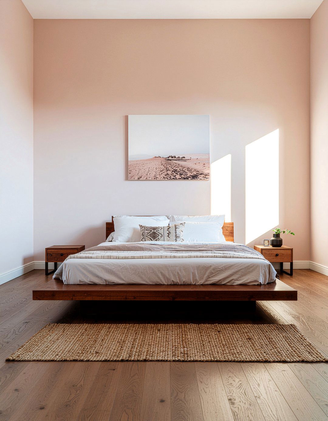 Minimalist dusty pink bedroom - 30 bedroom dusty pink walls