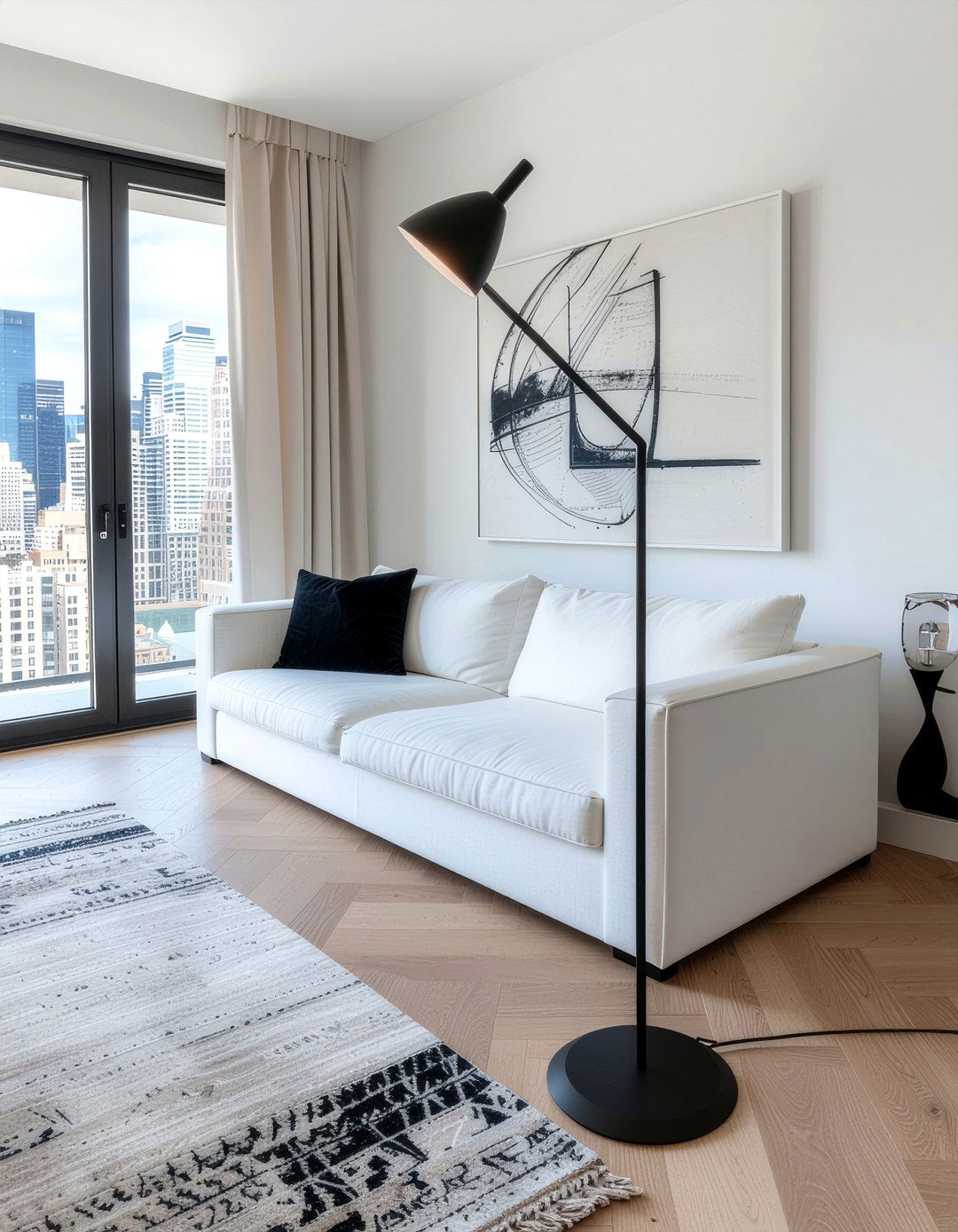 Minimalist floor lamp - 30 living room lamps