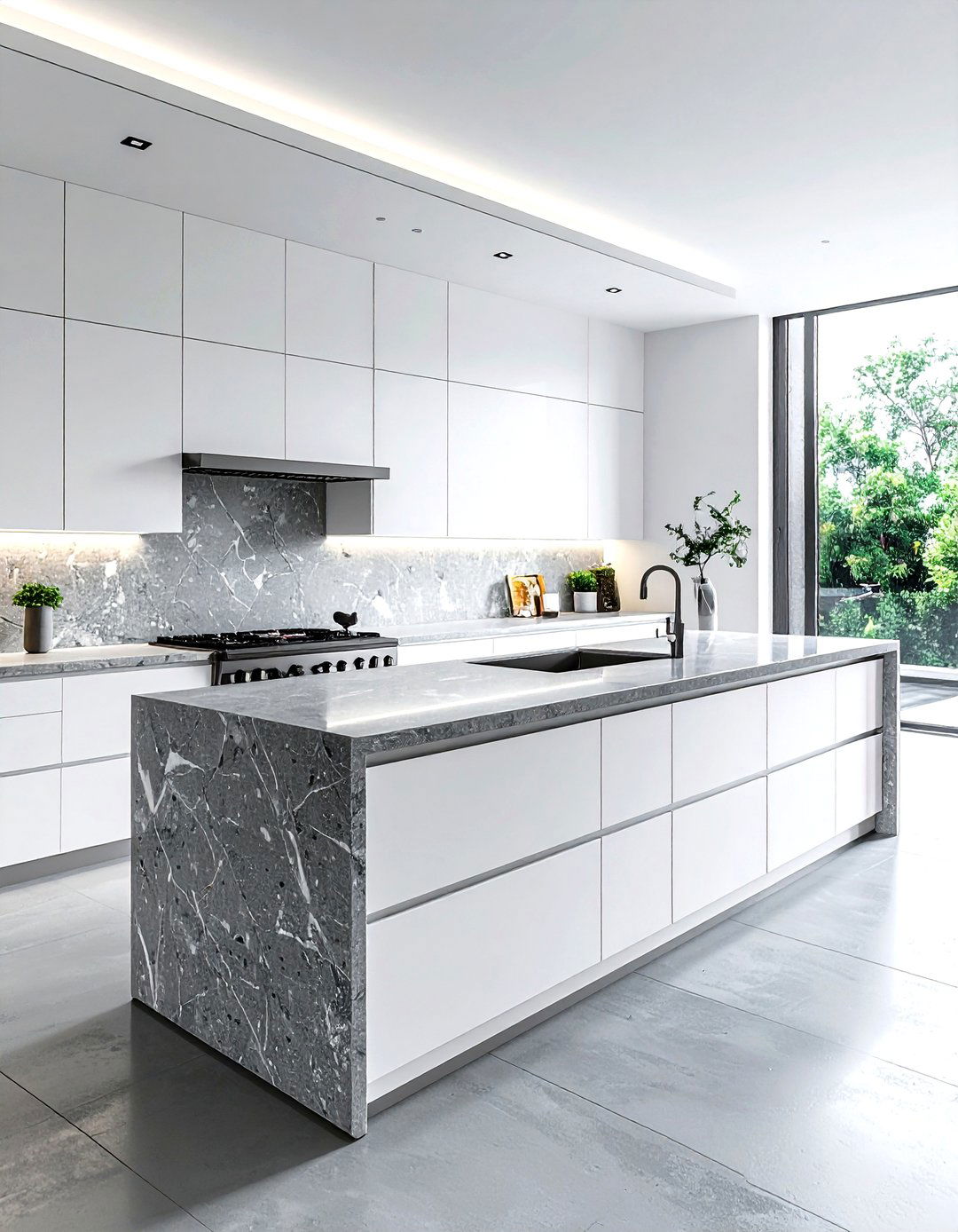 Minimalist granite kitchen - 30 granite kitchen ideas