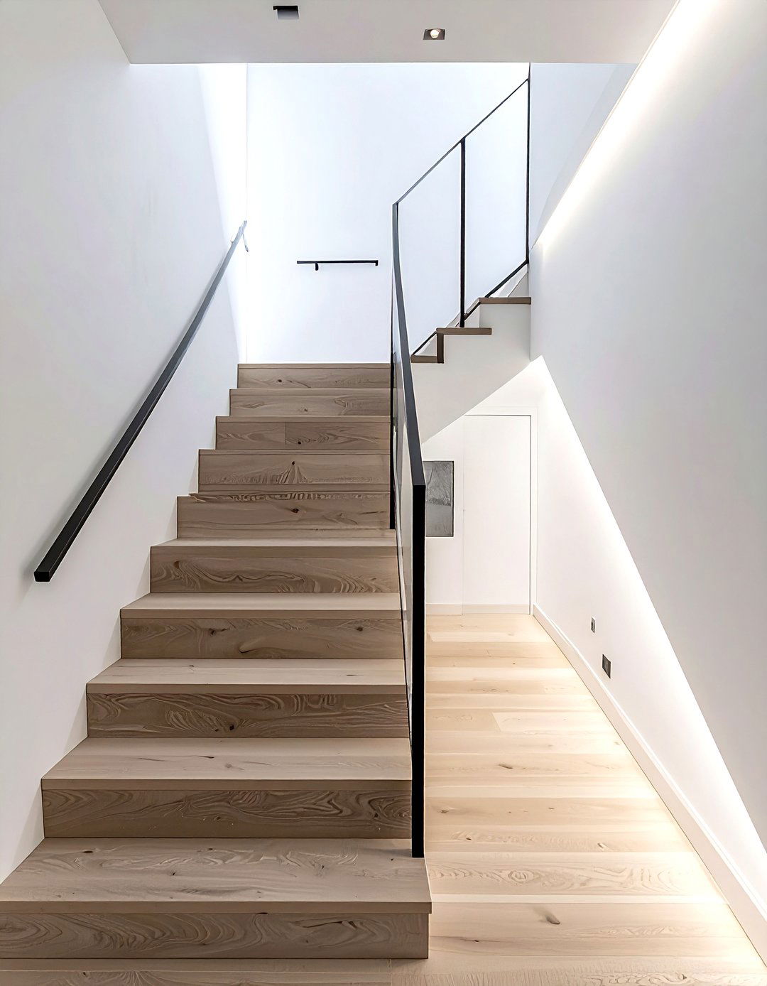 Minimalist handrail - 30 stair railing ideas