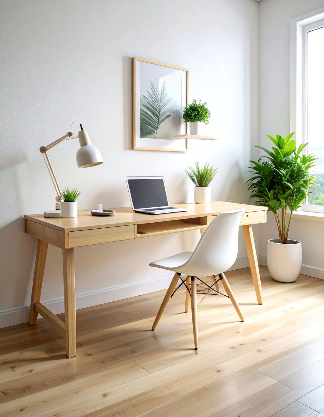 Minimalist home office - 30 peaceful decor ideas