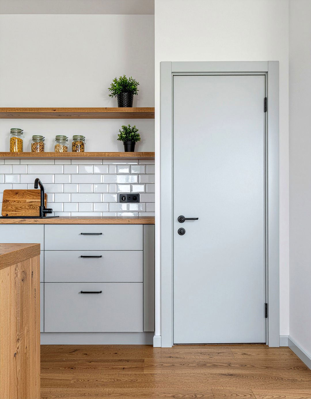 Minimalist kitchen doors - 30 kitchen door ideas