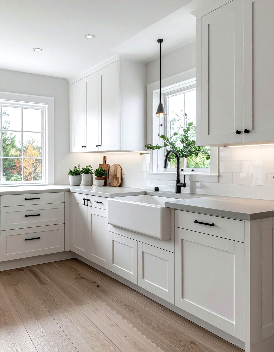 Minimalist kitchen farmhouse sink - 30 farmhouse sink kitchen ideas