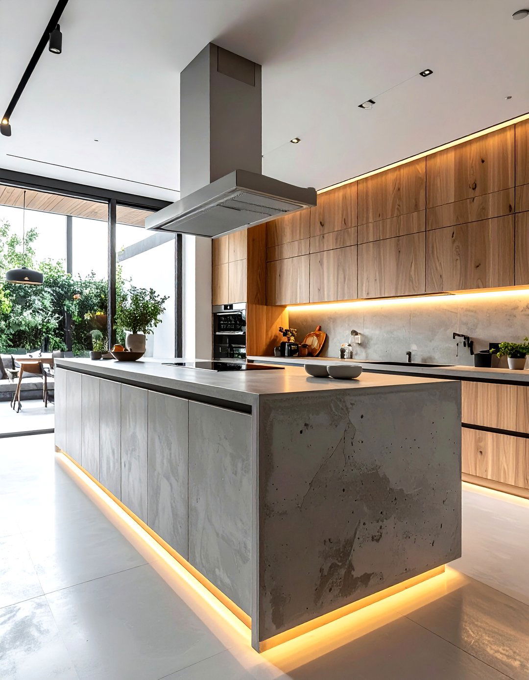 Minimalist kitchen island with downdraft - 30 downdraft cooktop kitchen ideas