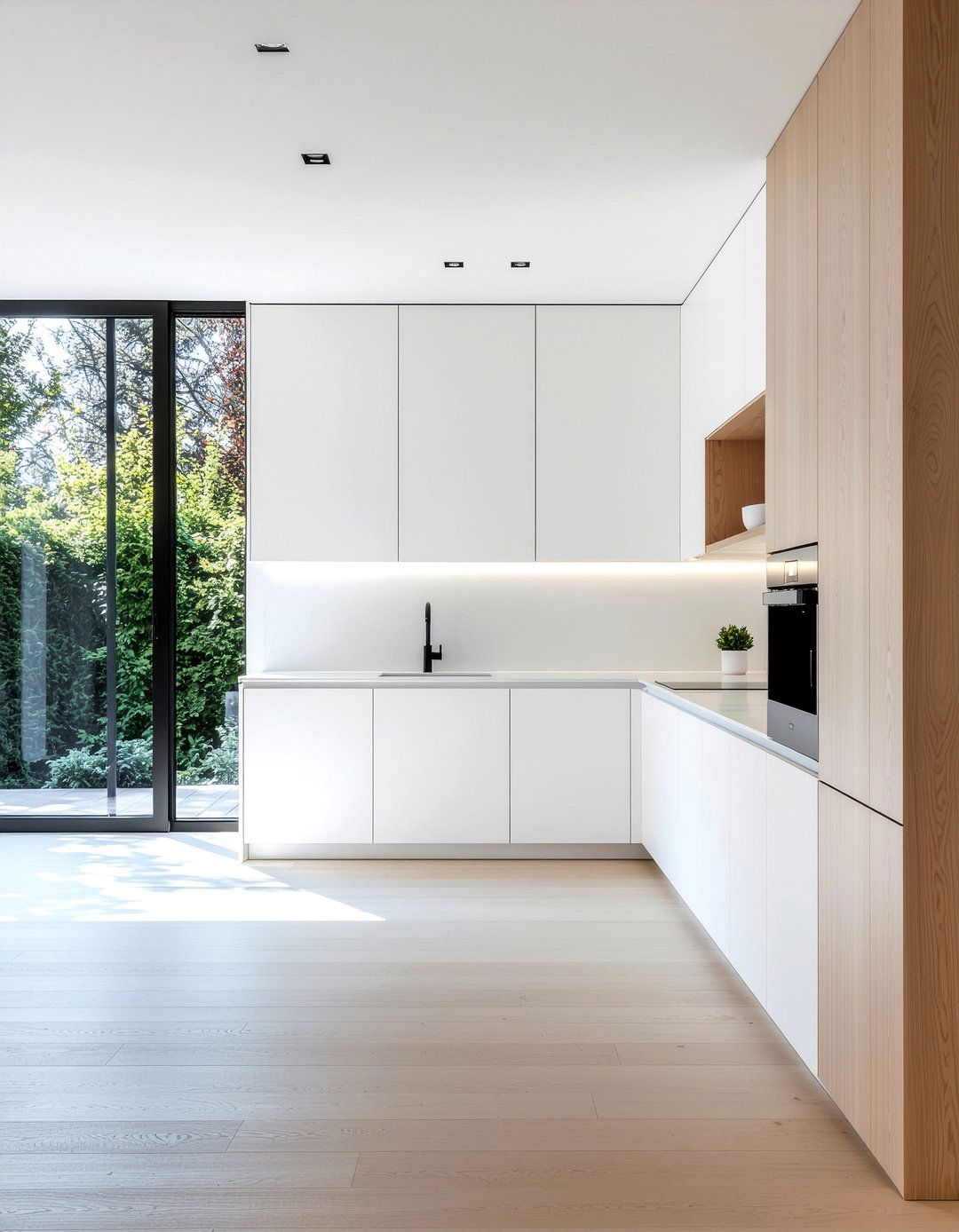 Minimalist kitchen with hidden storage - 30 architect designed kitchen ideas
