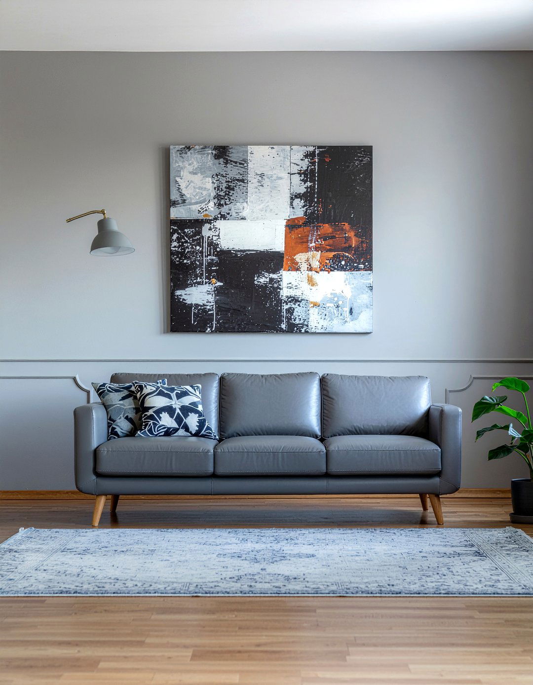 Minimalist leather sofa living room - 30 leather sofa living room ideas