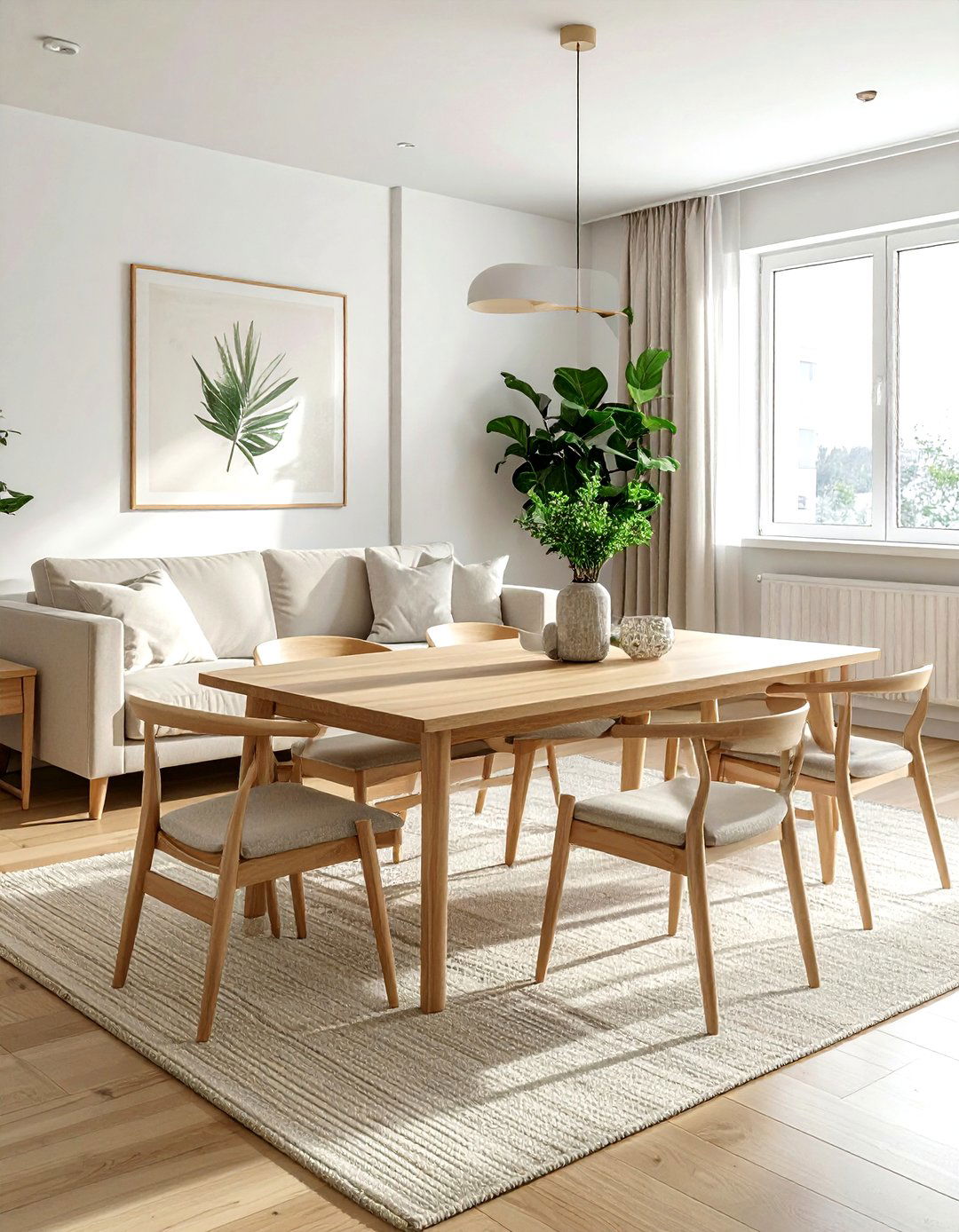 Minimalist living dining room - 30 living room with dining area ideas