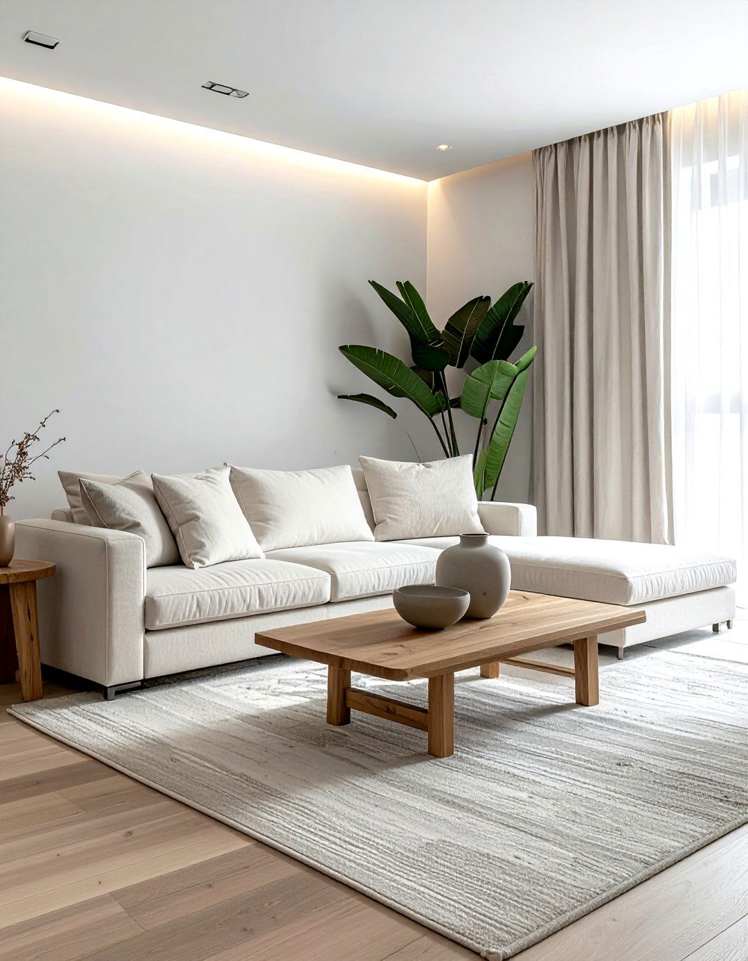 Minimalist living room - 30 ideal decor ideas
