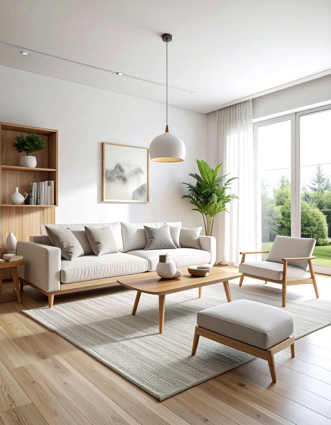 Minimalist living room setup - 30 airy living room ideas